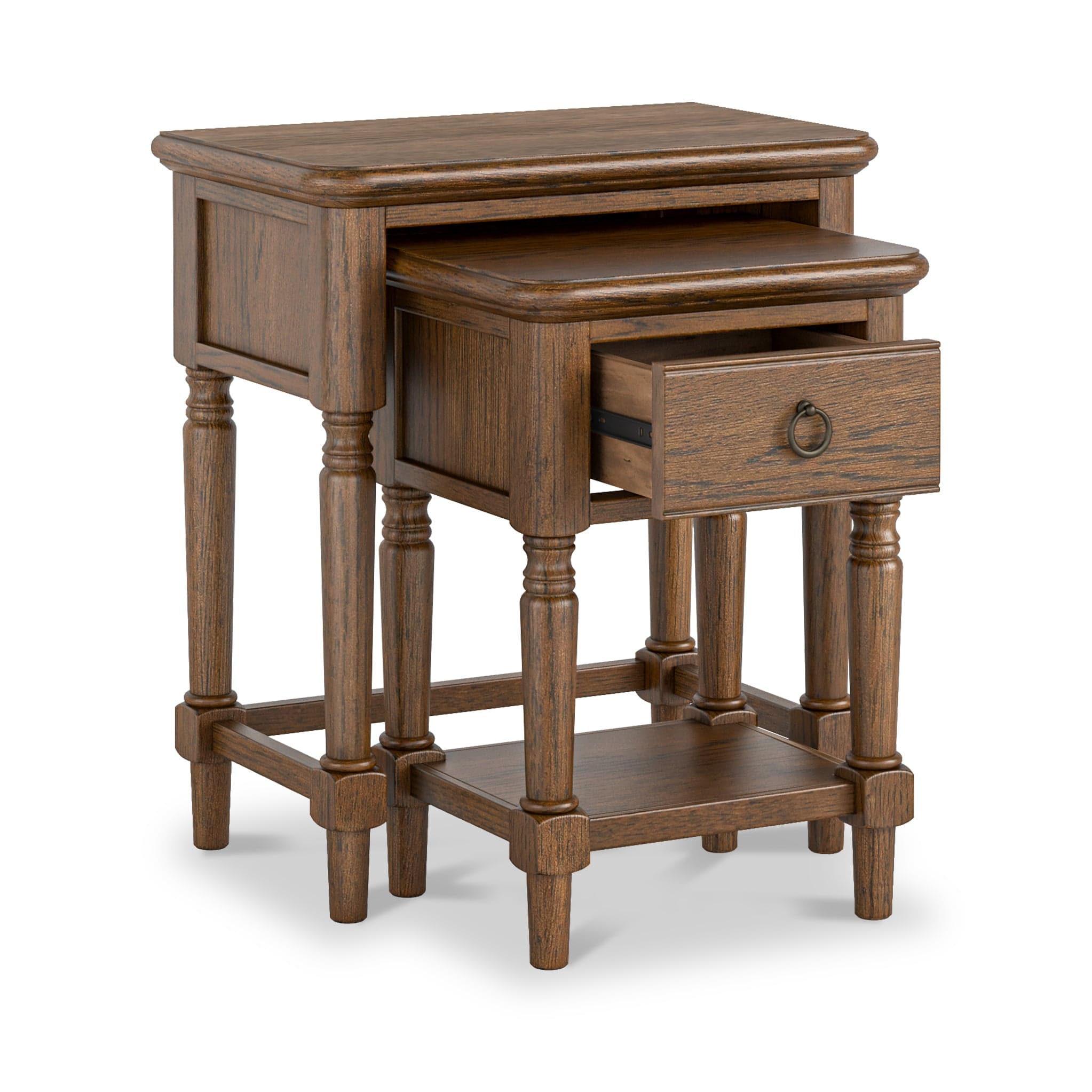 Rutland Dark Oak Nest of Tables