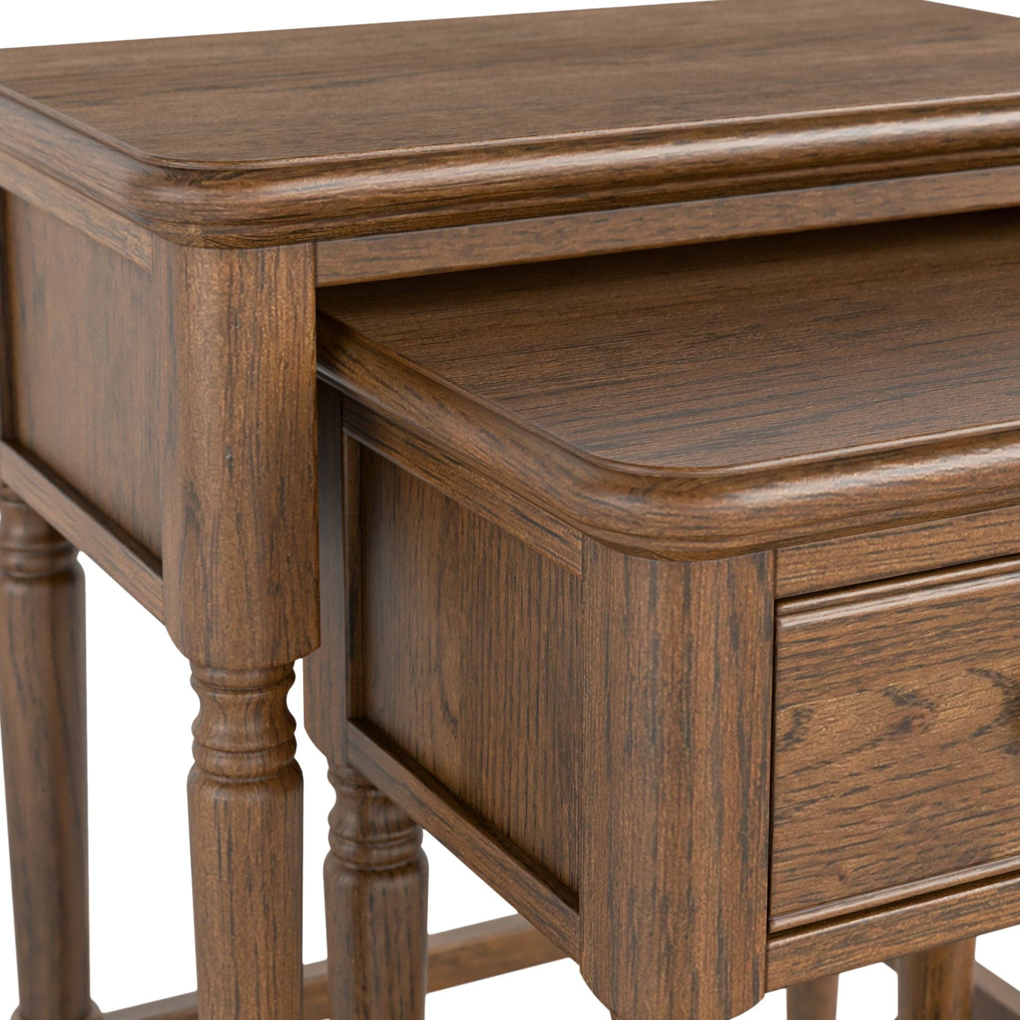 Rutland Dark Oak Nest of Tables